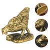 Messing Chinesischer Tierkreis Hahn Tierfigur Kreative Statue Retro Dekoration Statuen