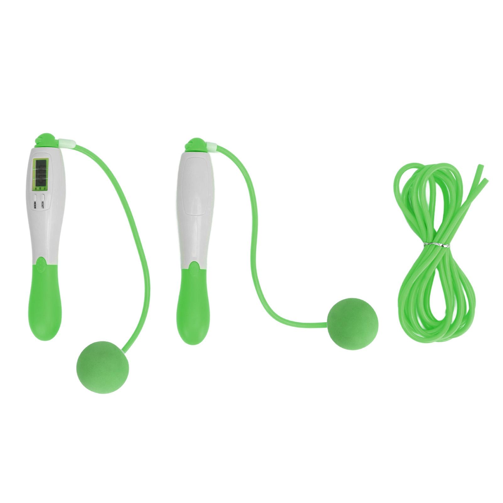 Jump Rope with Counter Cordless Skipping Rope 4 Modes Adjustable Steel Wire Fitness Equipment for Exercise