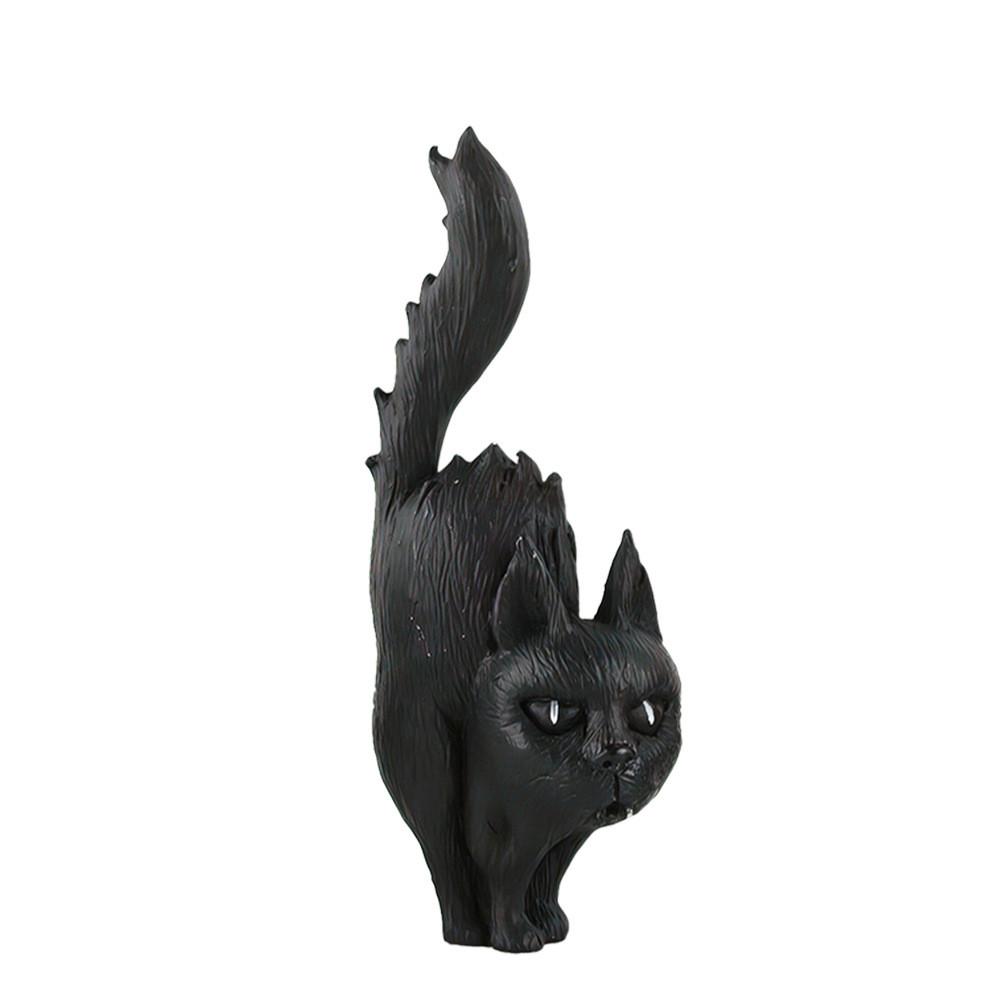Charming Halloween Resin Ghost And Black Cat Pumpkin Ornament Perfect For Spooky Seasonal Decor