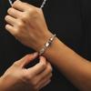 USA 6mm 18k Gold Plated Twist Rope Chain Tarnish Free Jewelry Stainless Steel Chunky Thick Twisted Rope Bracelet for Men Women