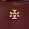 Tory Burch Emerson Minimalist Casual Zipper Leather Crescent Bag Women Handbags Burgundy 147940-627