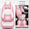 Napa Leather Full Coverage Front Car Seat Covers - All-Season and Universal Fit