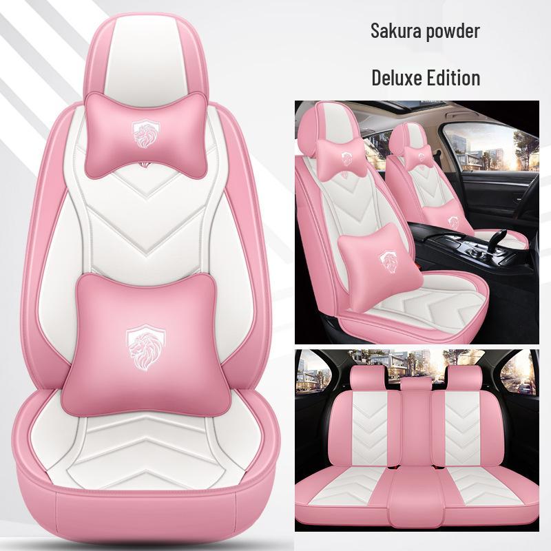 Napa Leather Full Coverage Front Car Seat Covers - All-Season and Universal Fit