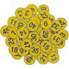 Plastic Number Tags Engraved Numbered Tags Id Tags Key Tags Without Hole