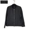 Black Cotton Nylon Bomber Jacket Blouson Jacket 48 blackUsed