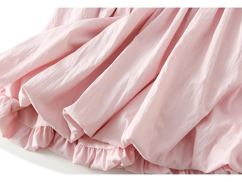 Women's 2025 Fluffy Pleated Bubble Lantern Half-Skirt - Casual Summer Short Skirt
