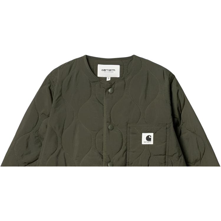 Carhartt WIP Printed Solid Long Sleeve Cotton Shirt Women Tops I031602-1NQ-XX
