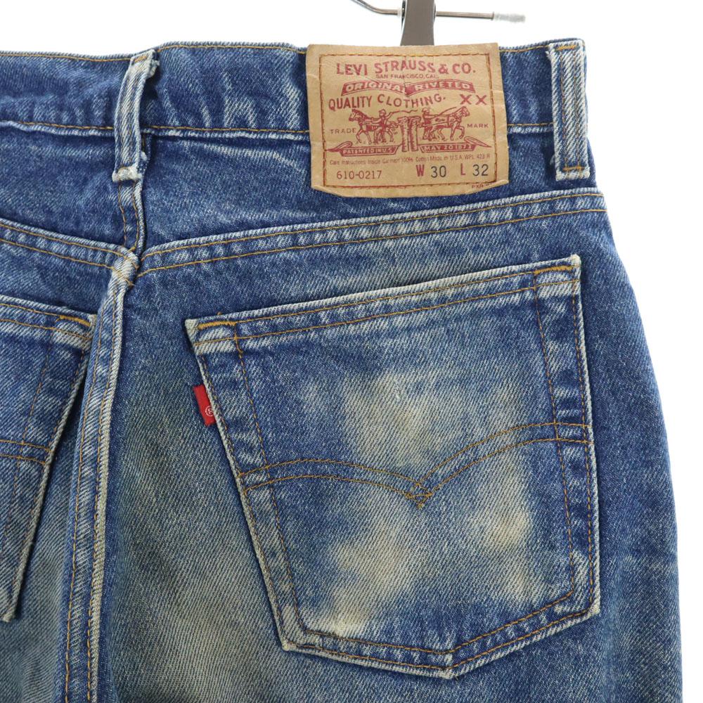 Levi's 90s 610 Made in USA Denim pants W30 blue jeans Men's Used