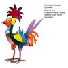 Metal Rooster Yard Statue Outdoor Garden Backyard Patio Lawn Chicken Decoration Animal Ornament Gifts