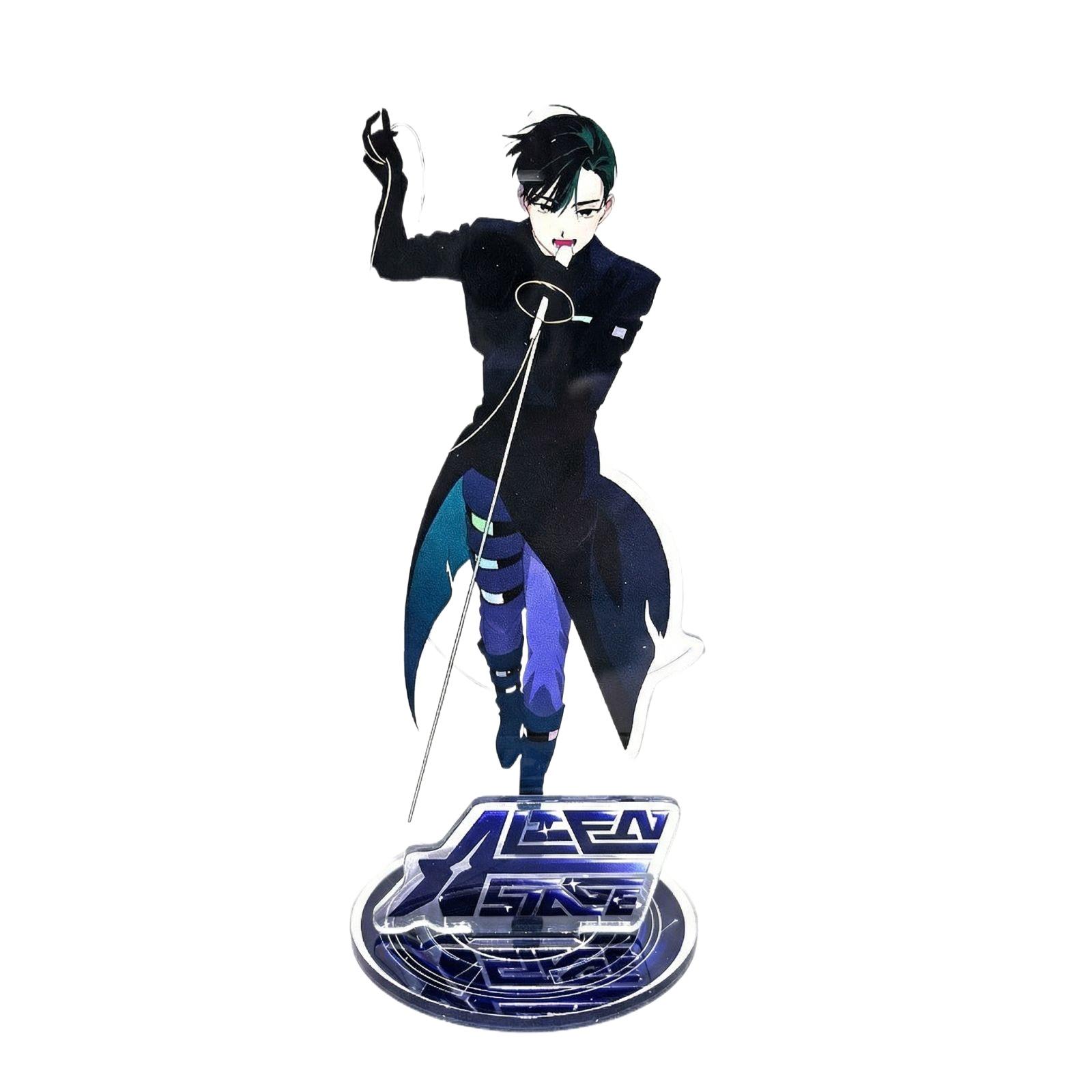 Blue Transparent Double-Sided Acrylic Desktop Ornament One Size