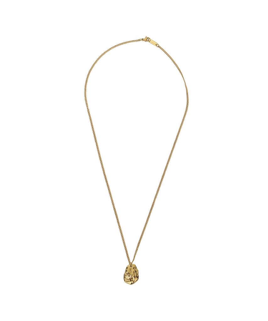 Charmy Surgical Molten Drop Necklace (Gold)