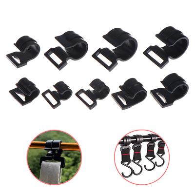10Pc 9/10/12/13/16/17/19/22/25mm Outdoor Camping Tent Accessories Lanyard Snap Clip Hooks Tent Hooks Camping Caravan Awning Tent