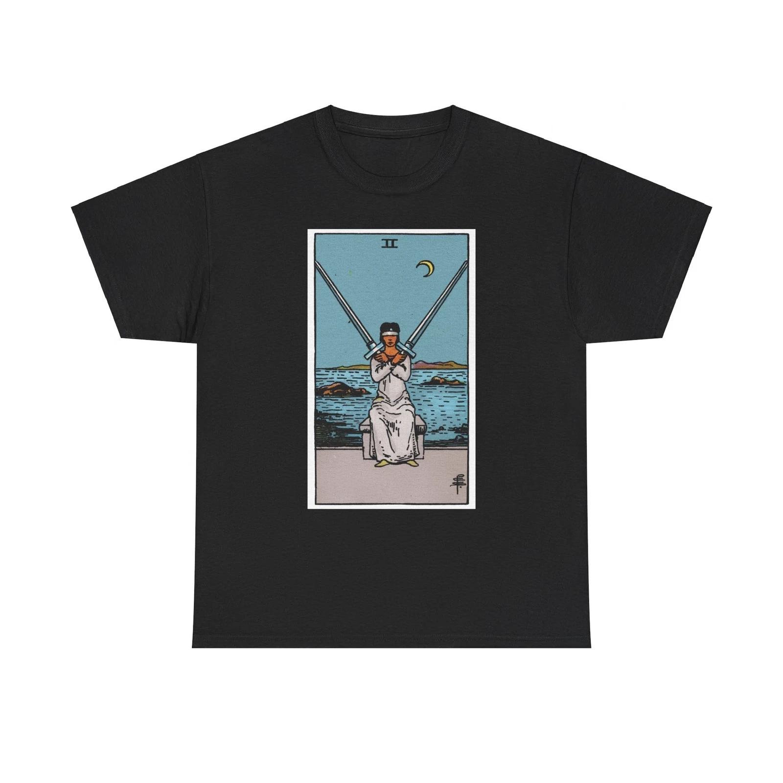 The 2 of Swords (Tarot Card) T shirt 4XL