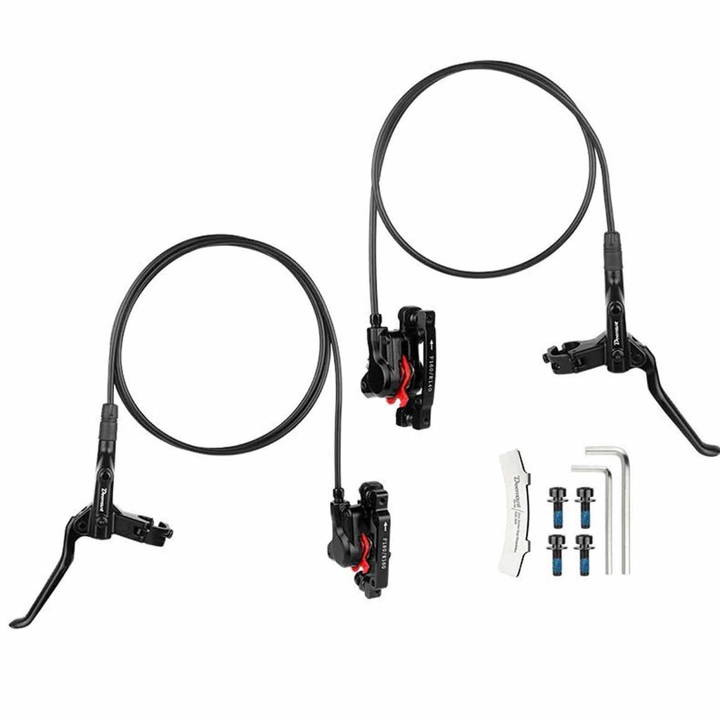 Faltbare Fahrradlenker mit Bremsscheiben - Bremszangen-Kit - Premium Falt-Bremskomponenten & Lenker-Set