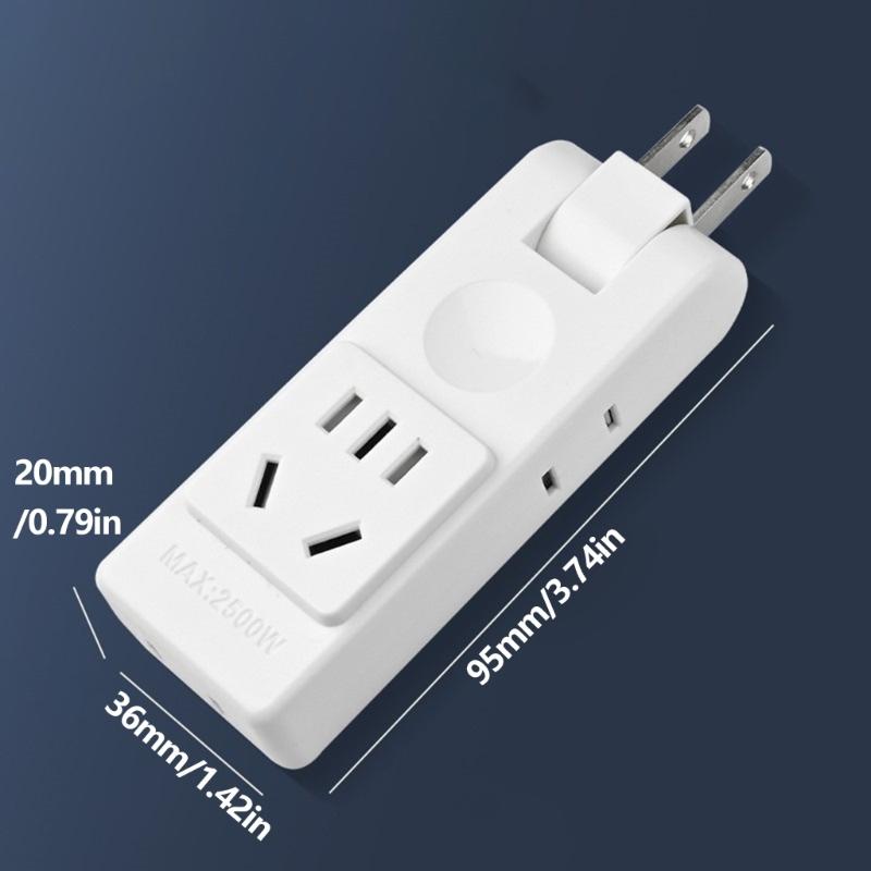 Wall Outlet Extension Electrical Socket 180 Degree Plug Adapter Mexico Canada Travel Adapter Portable Power Adapter