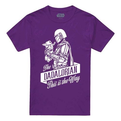 Star Wars Mens Dadalorian Star Wars: The Mandalorian T-Shirt