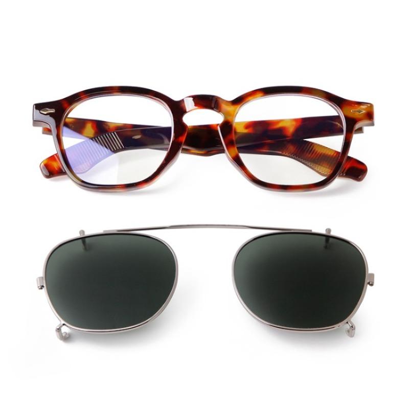 Vintage Nýt Steampunk Klipové Sluneční Brýle Dámské Pánské Klasické Čtvercové Odnímatelné Sklopné Polarizační Čočky Sluneční Brýle UV400