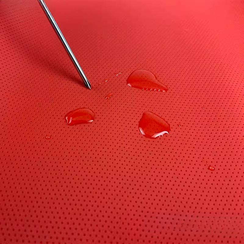 Width160cm Frosted Artificial Leather Fabric By Meter for Car Decoration Sofacovers Sewing Plain Dots Pattern Waterproof Textile