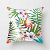 Summer Decor Pillow Cushion Cover Palm Leaf Green Home Decor Pillow Cover Tropical Plant Cactus Monstera