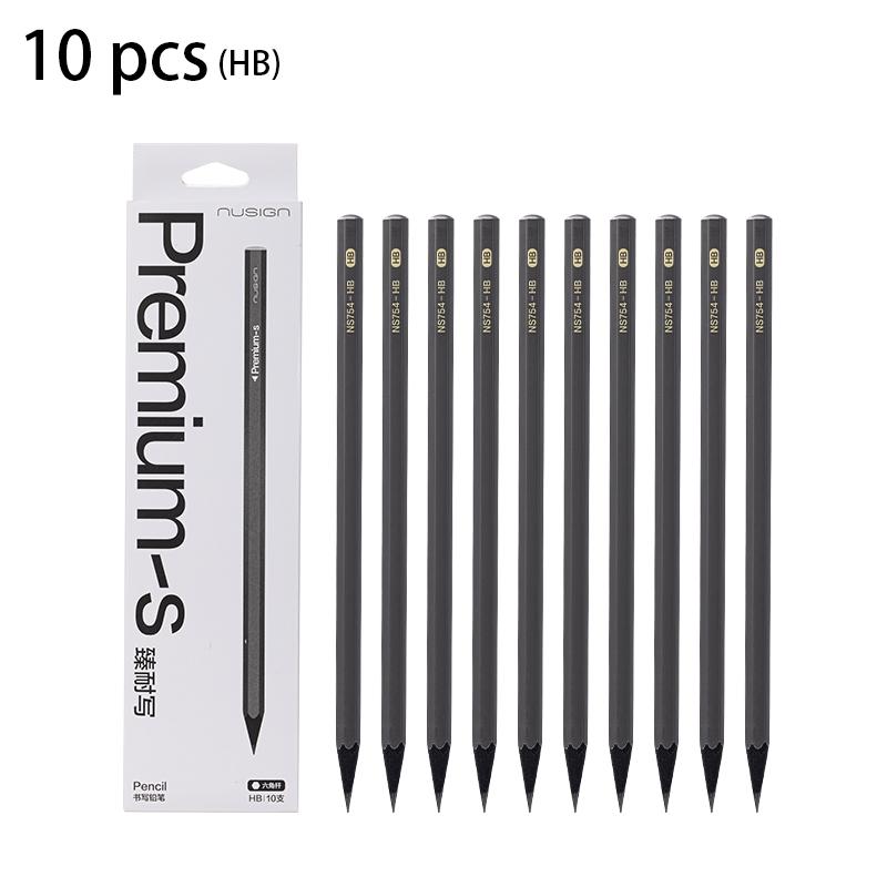 

Deli 10pcs HB Hexagonal Wooden Pole Pencil School&Office Supplies Art Exam Sketch Painting Drawing Pencils Stationery Gift