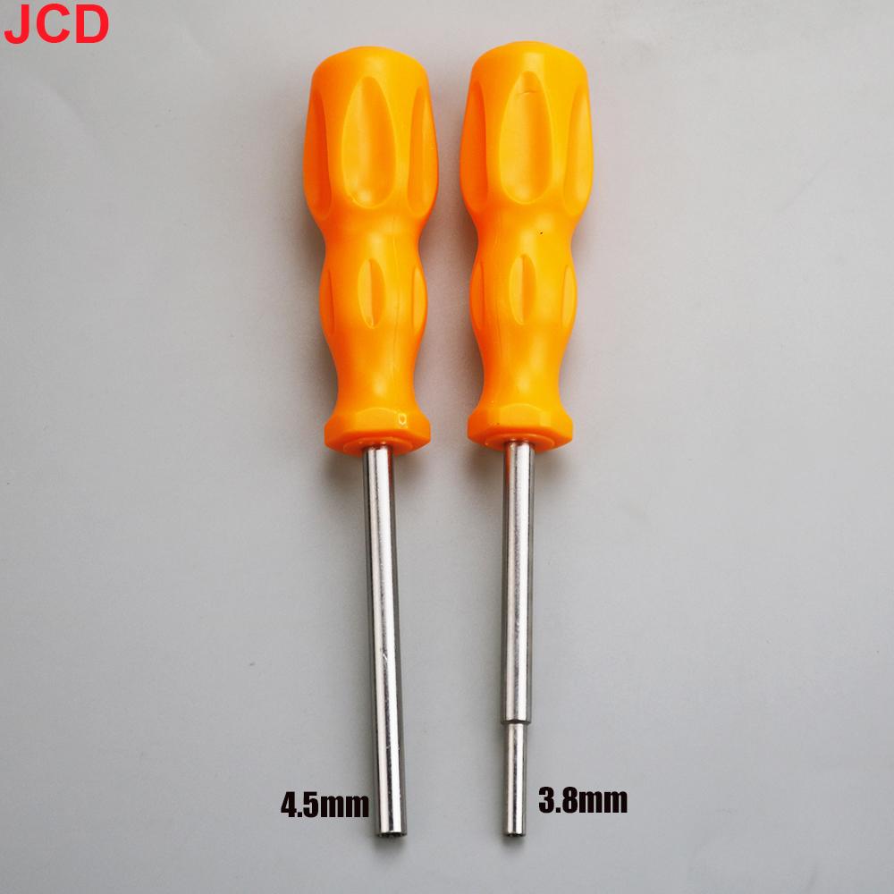 JCD 1 Stück 3,8 mm 4,5 mm Sicherheits-Schraubendreher Reparaturwerkzeug Gamebit Für N64 NES SNES NGC SEGA SFC MD GameBoy Color Spielwerkzeuge