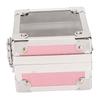 Nail Drill Bit Holder 25 Holes 3 Layer Sponge Transparent   Cover Rivet Reinforcement Dustproof Nail Drill Bit Displayer