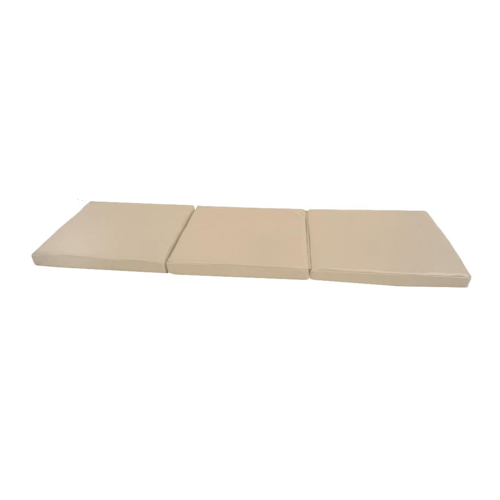 Gymnastic Mattress Kids 150x50x5 Cm Three-piece - Beige