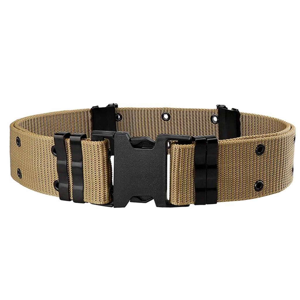 Student Military Training Belt, Outdoor  Woven Belt, American Security Guard Gear,  Duty Belt, Adjustable Heavy Duty Outdoor Belt, EDC