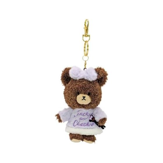 Nakajima Corporation Bear School Pair Mascot Fluffy Room Wear Ribbon Jackie David Set Small Cute Gift Genuine 218759-25