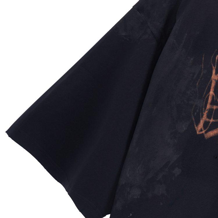 Balenciaga T Shirt Loose Fit Unisex Black 744439TOVE11055