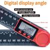 Inclinometer Digital Angle Meter Electronic Goniometer Protractor  Wood Measuring Tool