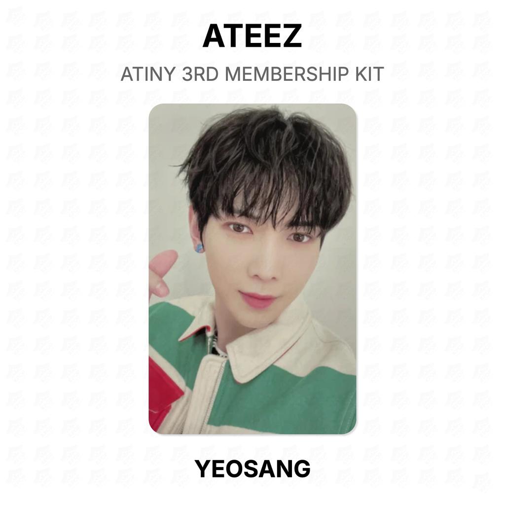 ATEEZ ATINY 3RD MEMBERSHIP KIT Official Photocard