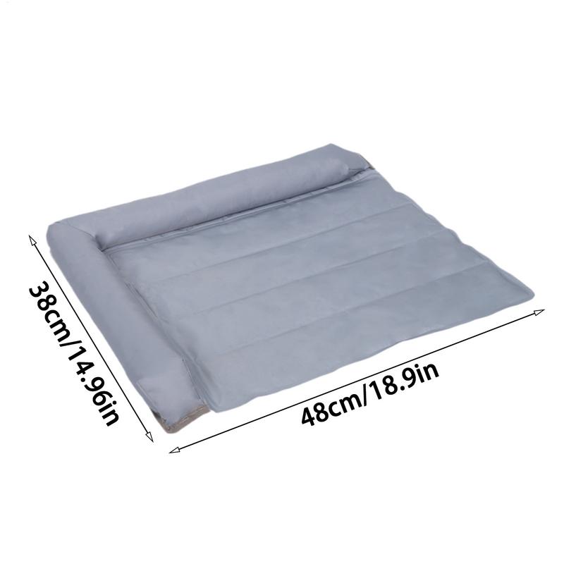 Dog Cooling Mat Puppy Bed Cozy Mat Breathable Cat Sleeping Cushion Hot Weather Puppy Gel Cold Bed for Garden Backyard