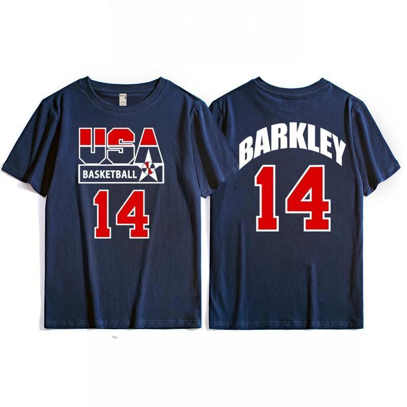 Us Mens Basketball Team Training Tshirt Top Retro Sporty Casual Shortsleeved Breathable Quickdrying Highquality Sportswear
