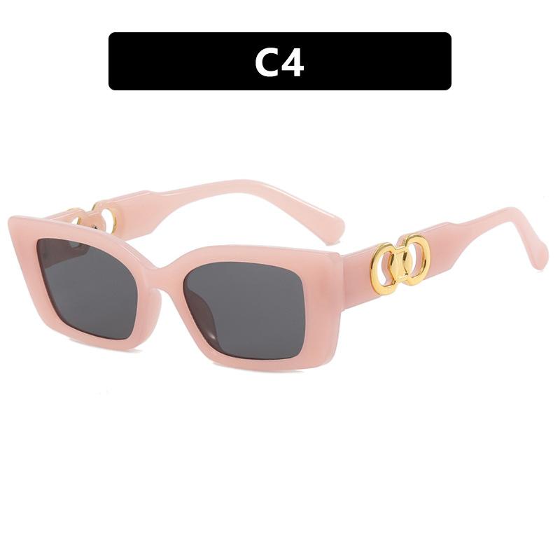 Rectangle Trendy Sunglasses Women Men Brand Designer Fashion Sun Glasses Female Male Cool Punk Mirror Oculos De Sol