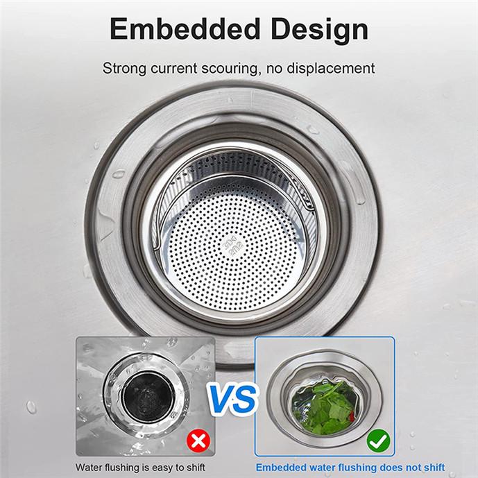 Sítko na kuchyňský dřez Vestavěný koš na dřez Odkapávací sítko Sítko na odpadky Domácí potřeby Kuchyňské potřeby Potřeby pro domácnost