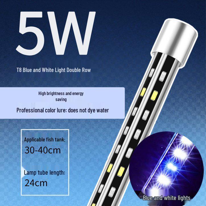 LED Fish Tank Light: Waterproof, Super Bright, Submersible Aquarium Light for Arowana.