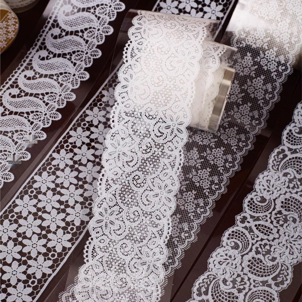 Retro Lace Dream Light: Versatile DIY Journal Decoration Tape
