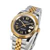 High-end steel belt watch waterproof gold watch men's same mechanical watch student calendar watch
