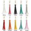 New Bag Accessory Fringe Jewelry KeyChain Strap KeyRing Tassel Key Chain PU Leather Tassels