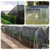 40% UV Block Black Olefin Fabric Shade Net - Heat Reduction Mesh for Plant Protection, Greenhouse Cover with 20 Tie Strips - 1 P
