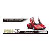 AOSHIMA TheSupercar N0.1 1/24 '74 Lamborghini Countach LP400 Plastic Color-coded Plastic Model