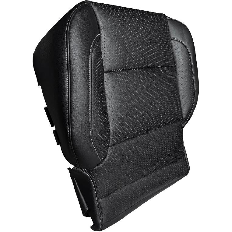 Driver Side Bottom Leather Seat Cover Compatible with Ch-evr*olet Silverado 1500 2500 HD 3500 HD Tahoe Sierra LTZ 2014-2019 Driver Or Passenger Side