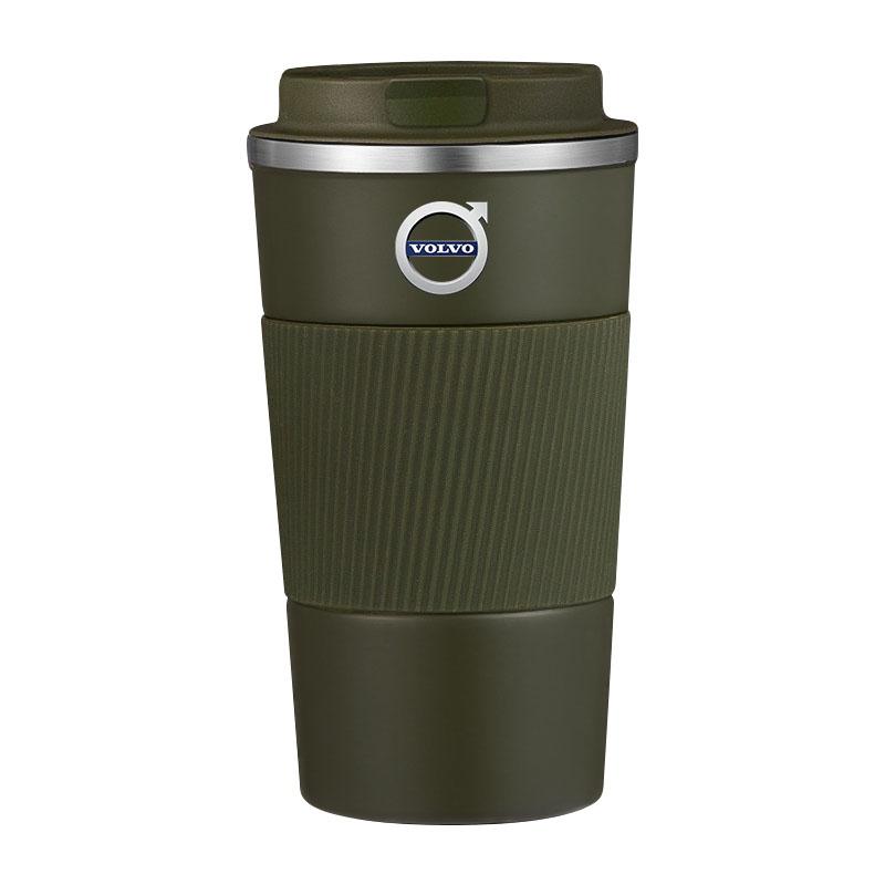

Car 304 Stainless Steel Coffee Mug Leak-Proof Thermos Mug Travel Thermal For Volvo XC60 XC90 S60 S80 S40 V40 V60 V70 V50 XC70 зелений