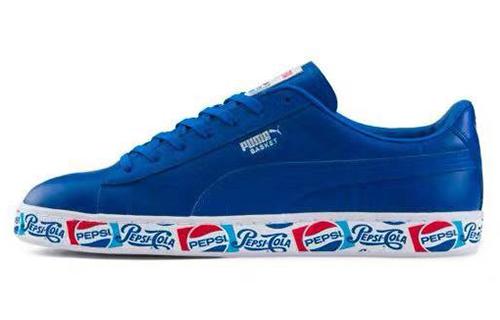 PUMA X Pepsi Basket Logo Blue 368463-01 35.5