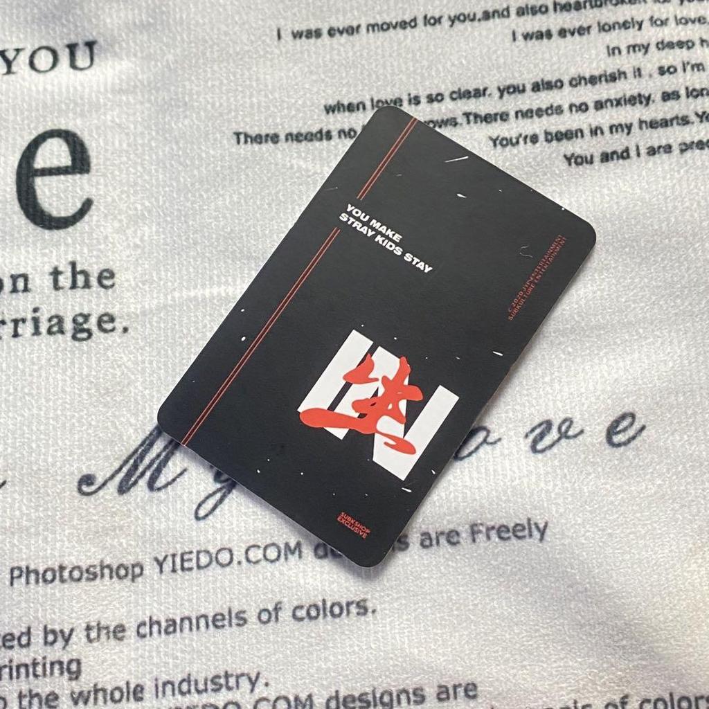 [USED] StrayKids SUBK Reno IN student bonus Stray Kids trading card