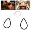 Clay Cutting Wire Silicone Handle Stainless Steel Wire Clay Cutter for Pottery Making