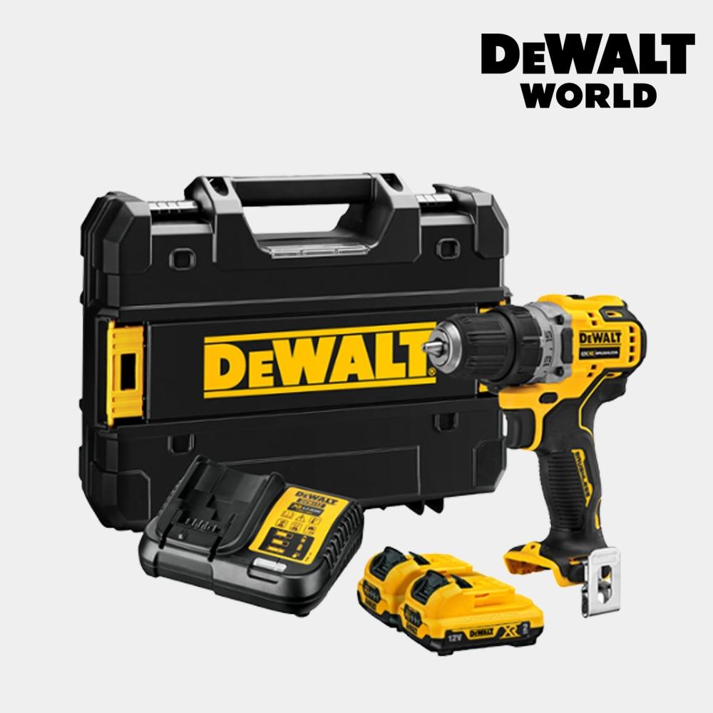 

Аккумуляторная дрель DeWalt 12V MAX DCD701D2 2A, комплект из 2 бесщеточных аккумуляторов