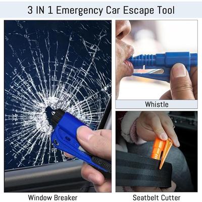 3 In1 Car Safety Hammer Car Window Breaker Tool Car Accessories