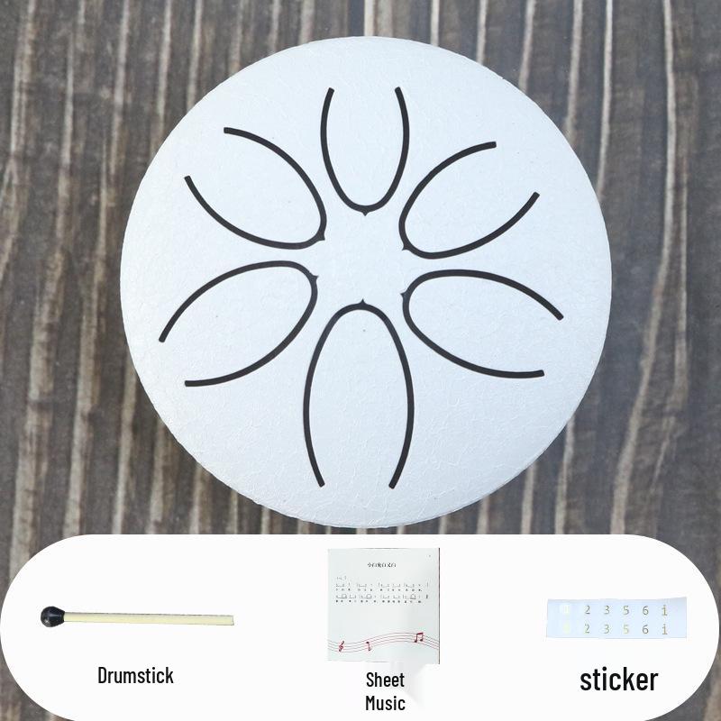 Ethereal 3-Inch Steel Tongue Drum: 6-Note Mini Percussion Instrument for Kids